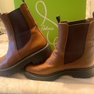 Sam Edelman Laguna Chelsea Brown leather boots